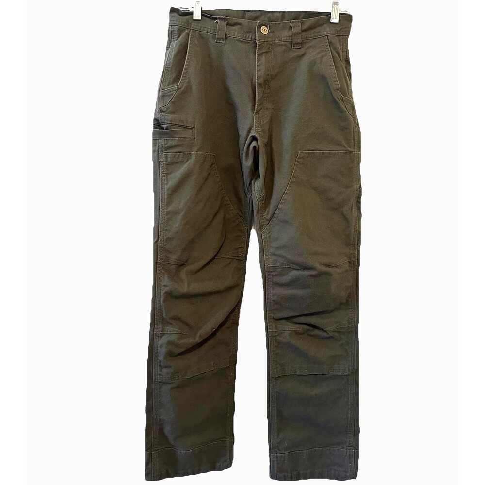 KEY Workwear 30x32 Brown Utility Work Pants Cotton Stretch Carpenter